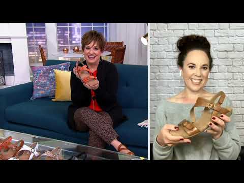 Earth Origins Adjustable Strap Sandals - Beck on QVC