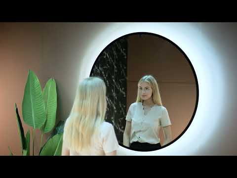 Миниатюра изображения товара Зеркало Silver Mirrors Monaco Black D1000 / LED-00002769