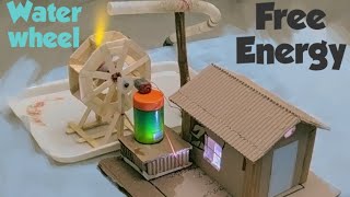 How to Make a Water Wheel that Generates Electricity