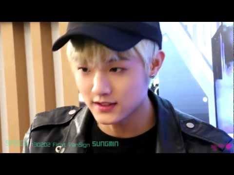 [130202]Youngpoong Books  First FanSign SPEED_SUNGMIN