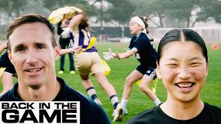 How Drew Brees is Growing the Girls Flag Football Game