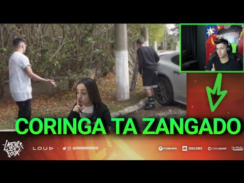 LOUD CRUSHER REAGINDO A BATEMOS O CARRO NOVO DO CORINGA E DEU TRETA NA LOUD.. | React - Free Fire