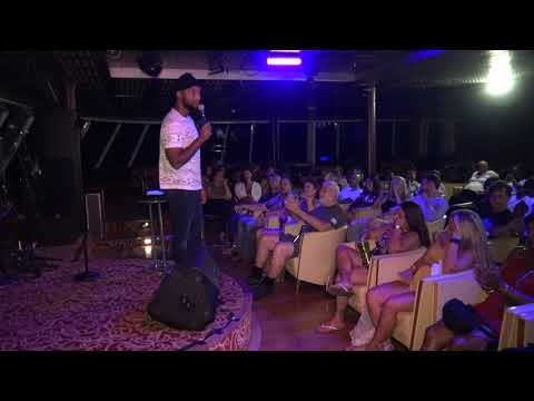 Comedian Loose Cannon live on a cruise ship