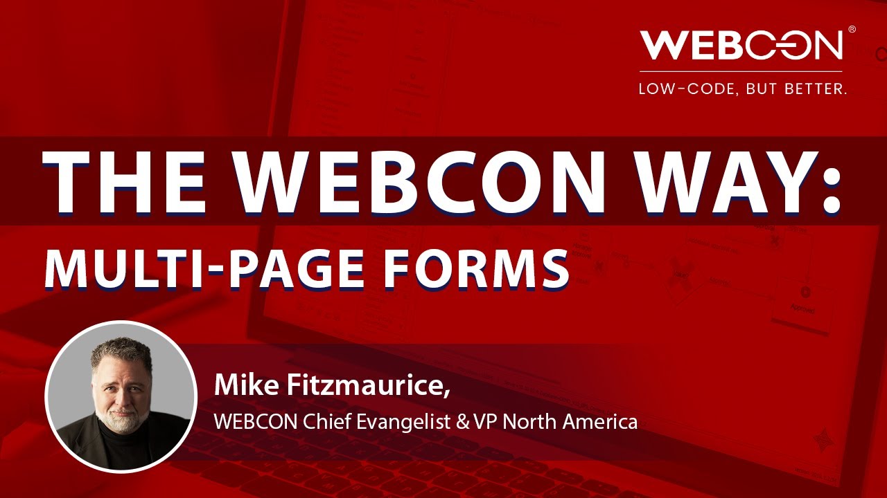 The WEBCON Way | Multi-Page Forms in WEBCON BPS