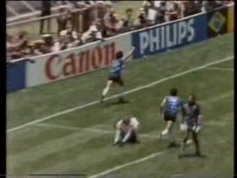 HERO: Maradona turns like a little eel