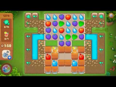 Gardenscapes level 1278