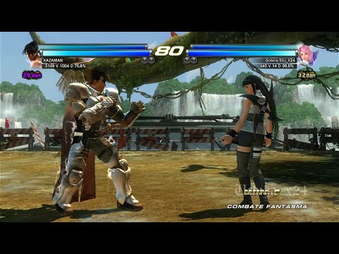 59 Jaycee Julia y Hinata Hyuga Alisa Costume vs Jin y Asuka - Tekken Tag 2 ( Uchiha x24 ) GamePlay