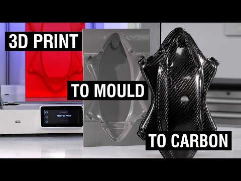 Making a Composite Mould for a Carbon Fibre Part from a 3D Printed Pattern