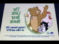 The Little Bear Movie VHS And DVD Teaser Trailer Mirrored