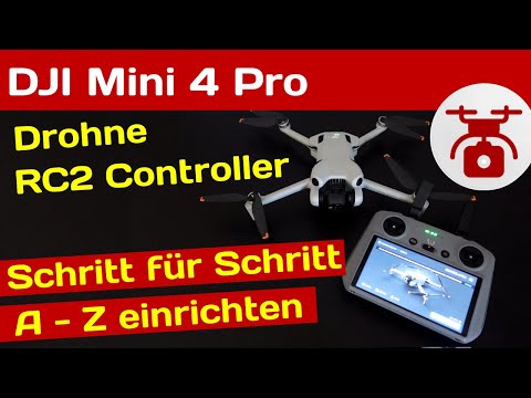 DJI Mini 4 PRO Setup & Settings RC2 Controller INITIAL SETUP STEP by STEP ✅
