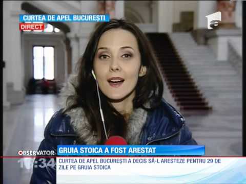 Gruia Stoica a fost arestat preventiv