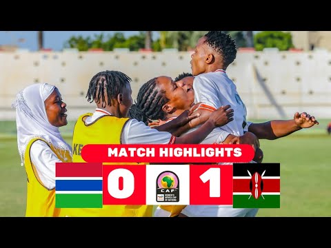 HARAMBEE STARLETS TO WAFCON!!!| GAMBIA 0-1 KENYA | 26WAFCON QUALIFIERS |MR.DEE AFRICA