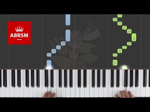 Parson's Farewell / ABRSM Piano Grade 1 2021 & 2022, A:3 / Synthesia Piano tutorial
