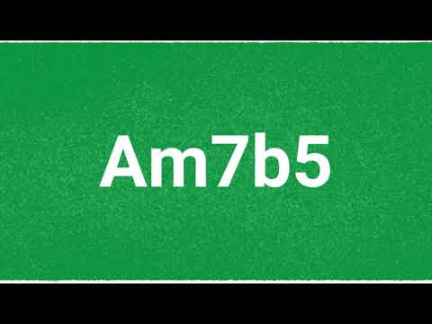 ONE CHORD WORKOUT - Jazz Backing Track Jam - Am7b5