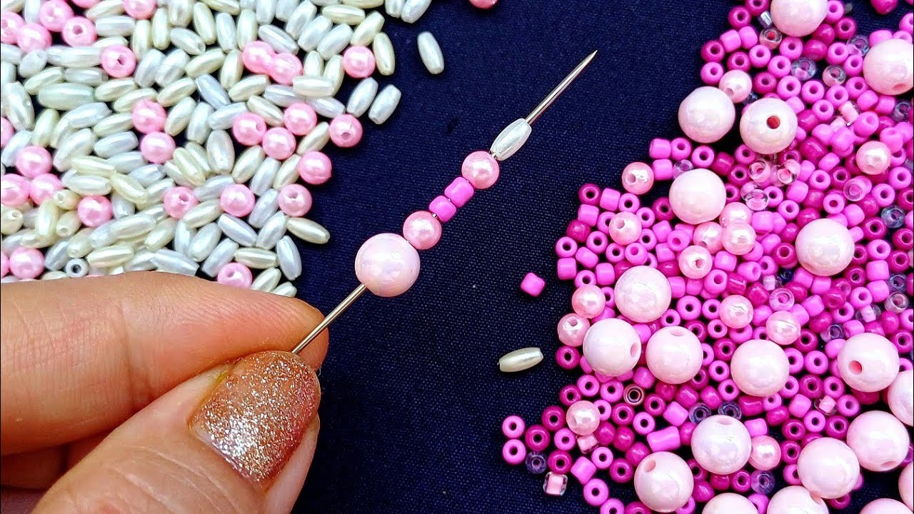 Wow 😱 What did I make with these beautiful pearls!!!🌹🌹🌹