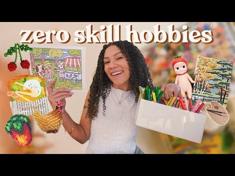 15 Beginner Cozy Hobbies - zero skills required to jump in!