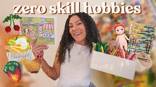 15 Beginner Cozy Hobbies - zero skills required to jump in!