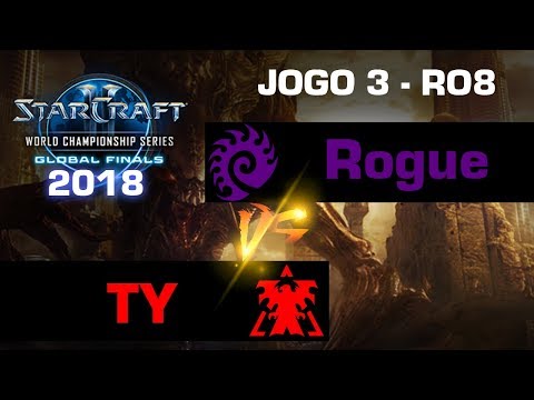 StarCraft 2: Rogue vs TY (ZvT) J3 - RO8 - 2018 WCS Global Finals [PT-BR]