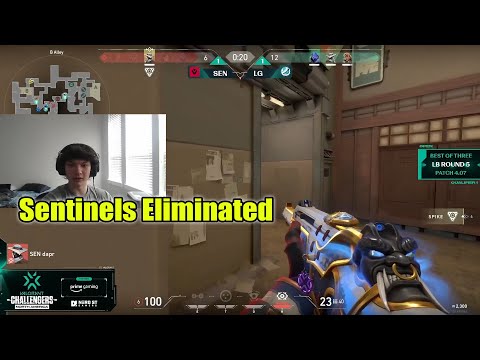 Sentinels lost 2-1 vs LG and are Eliminated from VCT - Sinatraa reacts to SEN vs LG