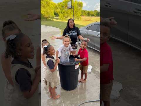 Mj and his girlfriend did the ice bucket challenge #shorts