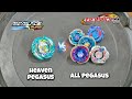 Heaven Pegasus Vs All Pegasus Metal Beyblades Fight