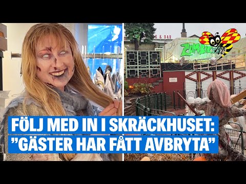 Ellen, 21, är zombie på Gröna Lund – följ med bakom kulisserna i skräckhuset