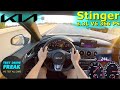 2023 Kia Stinger GT 3.3 T-GDI V6 AWD 366 PS TOP SPEED AUTOBAHN DRIVE POV