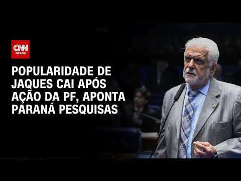 Paraná Pesquisas: Jaques Wagner sofre queda de popularidade após operação da PF | CNN 360º