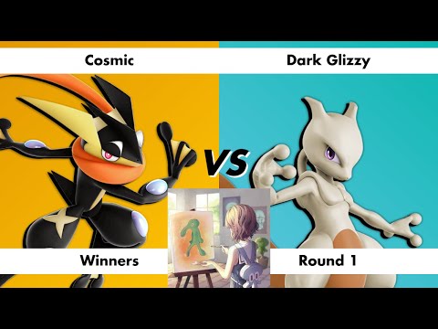 SUPER SMASHED at TRANSPLANTS - Winners Round 1: Cosmic (Greninja) vs Dark Glizzy (Mewtwo)