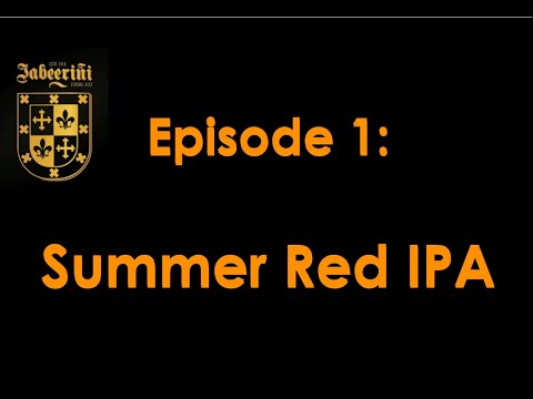 HBW JabeerIni home brews - How to brew a Summer Red IPA