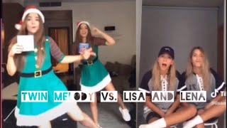 *NEW* TWIN MELODY VS LISA AND LENA TIK TOK// DECEMBER 2018