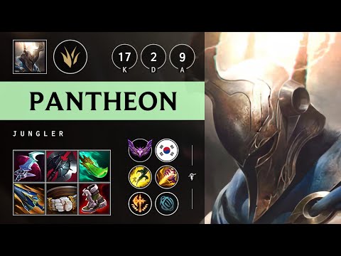 Pantheon Jungle vs Graves: Quadra Kill, Legendary - KR Master Patch 14.22