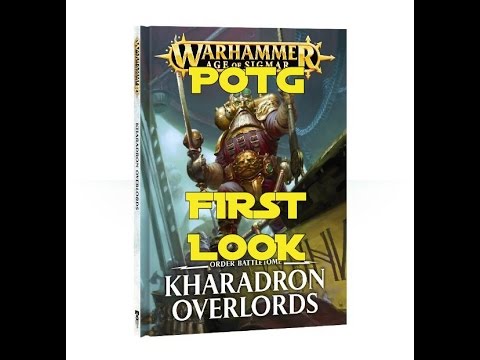 POTG FIRST LOOK KHARADRON OVERLORDS BATTLETOMB AND CARDS