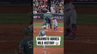 Kazuma Okamoto makes MLB history for the most homers by a Japanese-born rookie ???? #MLB #BlueJays