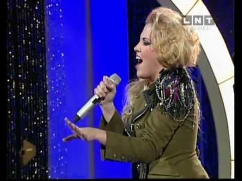 Jana Kask in Latvian talent show "OKartes Skatuve"