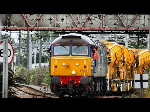 DRS 57002 "Express" on a Network Rail HOBC movement