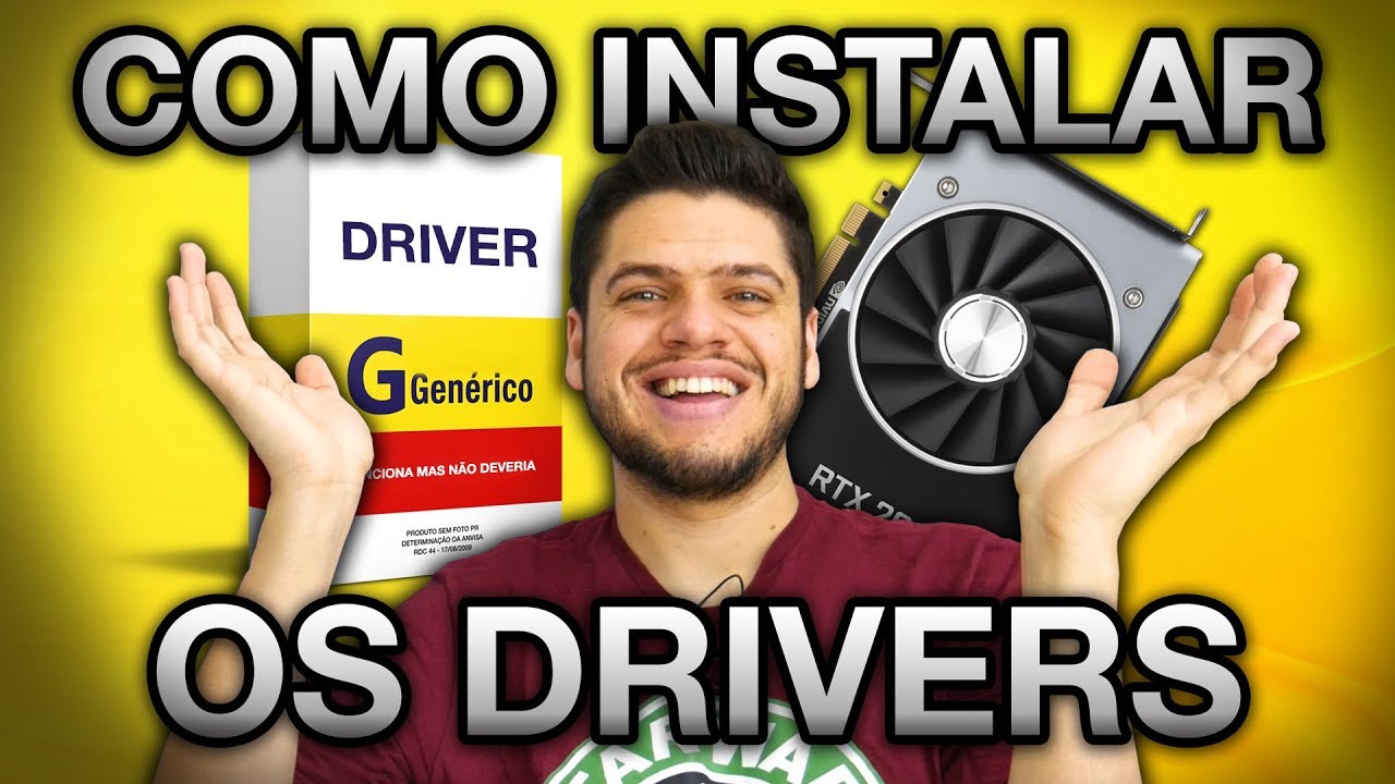 DRIVERS NO WINDOWS, TUTORIAL INSTALAÇÃO: Placa de vídeo e Placa mãe, onde baixar e como configurar