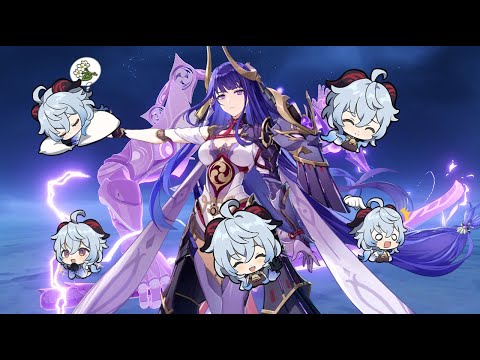 My f2p Ganyu solo (no food) | Magatsu Mitake Narukami no Mikoto (Raiden Shogun Boss)