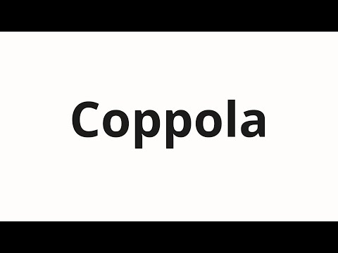 How to pronounce Coppola