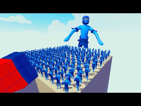 100x BOXER + 1x GIANT vs 2x EVERY GOD l Totally Accurate Battle Simulator TABS