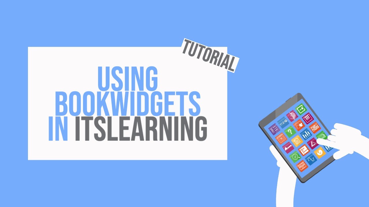Start with BookWidgets in ItsLearning - Tutorial
