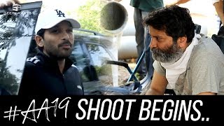 AA19 Shoot Begins || Allu Arjun, Trivikram, Allu Arvind, S Radha Krishna