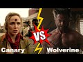 Canary Sara Lance Bullet Hole Healing VS Wolverine X Men Mutant
