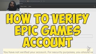 How To Verify Epic Games (Fortnite) Account