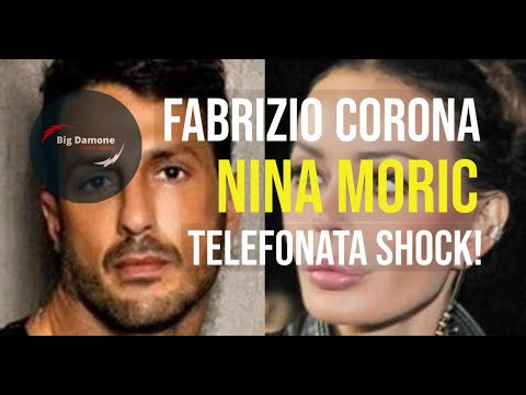 📢 L'audio della telefonata tra Fabrizio Corona e Nina Moric: "Ti fracasserei la testa"!