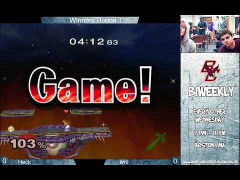 BC Biweekly 6: Winner's Round 2 - Heck (Peach) vs. wic (Marth)