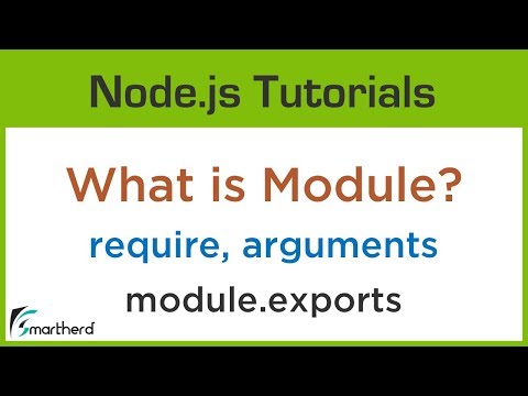 What is Module in Node js learn about require module exports and arguments objects