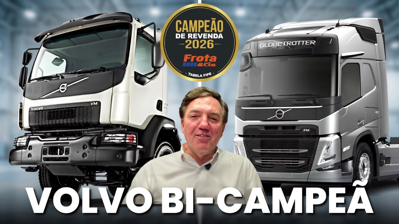 Dois caminhões da Volvo são reconhecidos com o Prêmio Campeão de Revenda 2026
