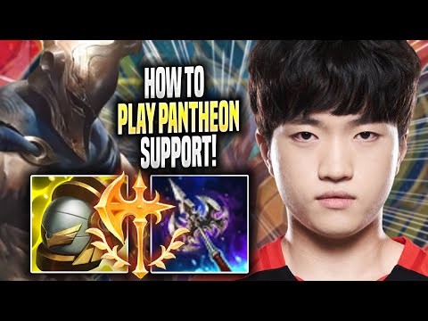 LEARN HOW TO PLAY PANTHEON SUPPORT LIKE A PRO! - T1 Keria Plays Pantheon SUPPORT vs Renata!