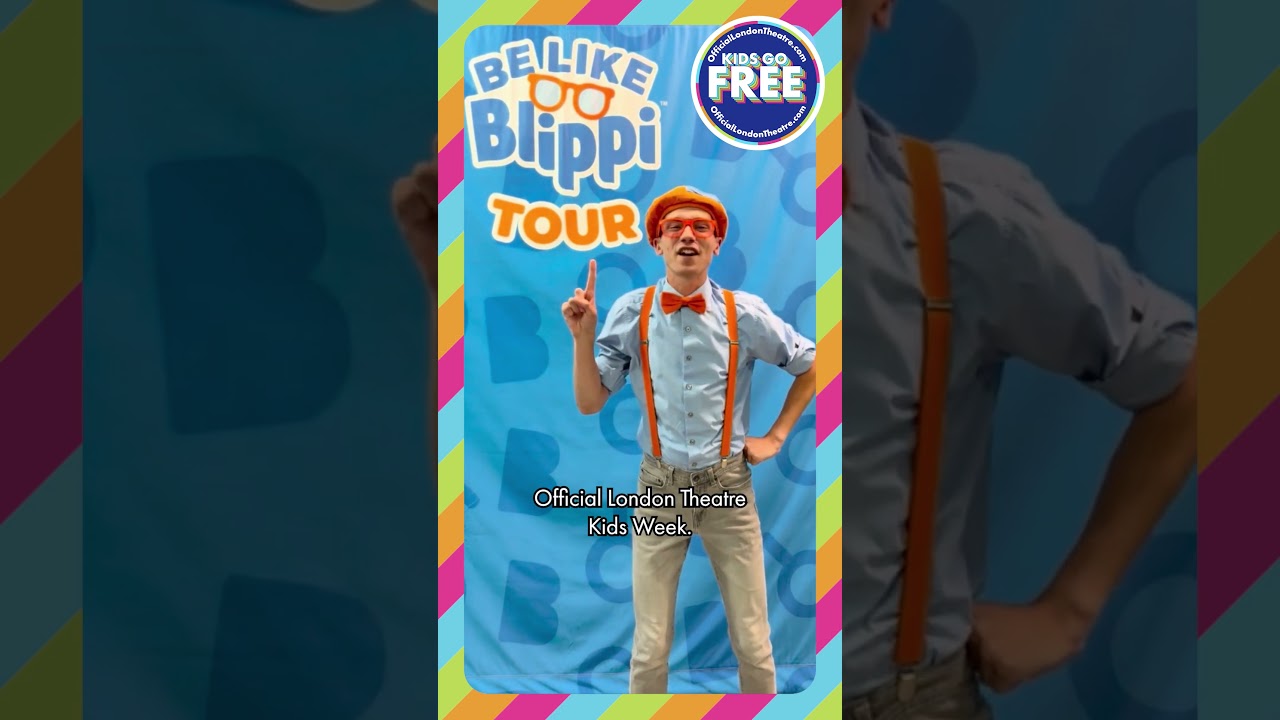 Kids go FREE to Blippi this summer 🧡